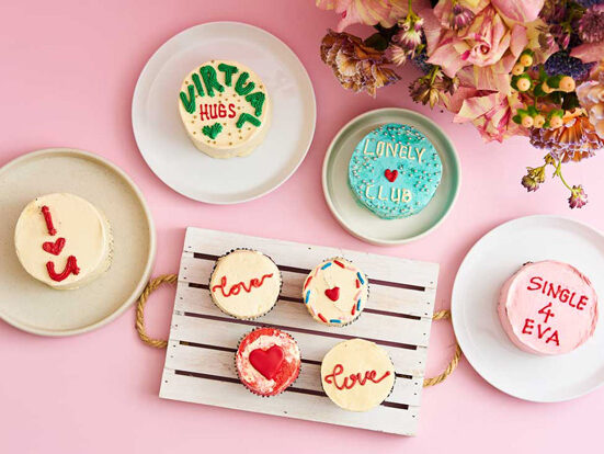 custom cupcakes & mini cake Ann's bakehouse