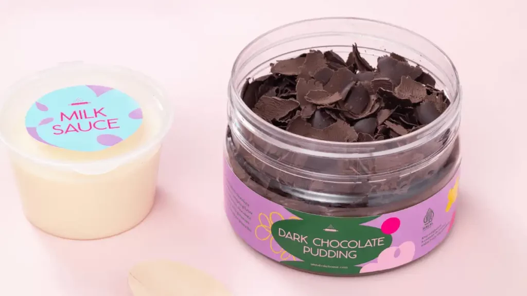 puding cokelat cup