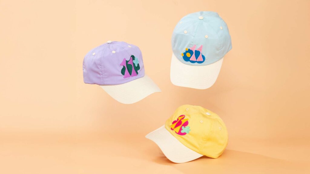 topi warna pastel