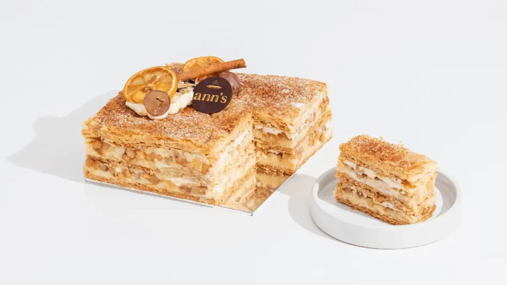 kue apple mille feuille
