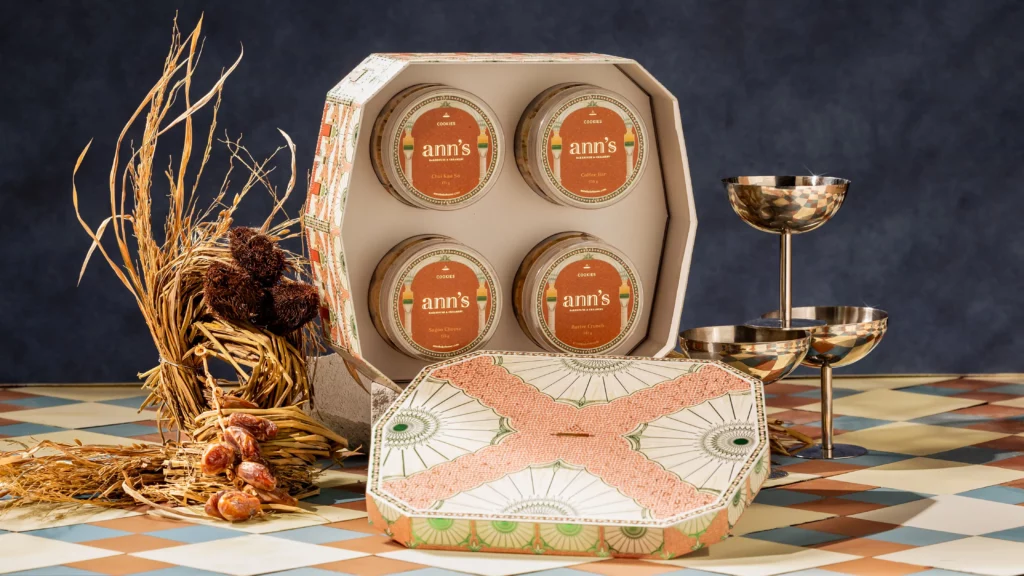 hampers lebaran premium jakarta dengan 4 kue kering lebaran