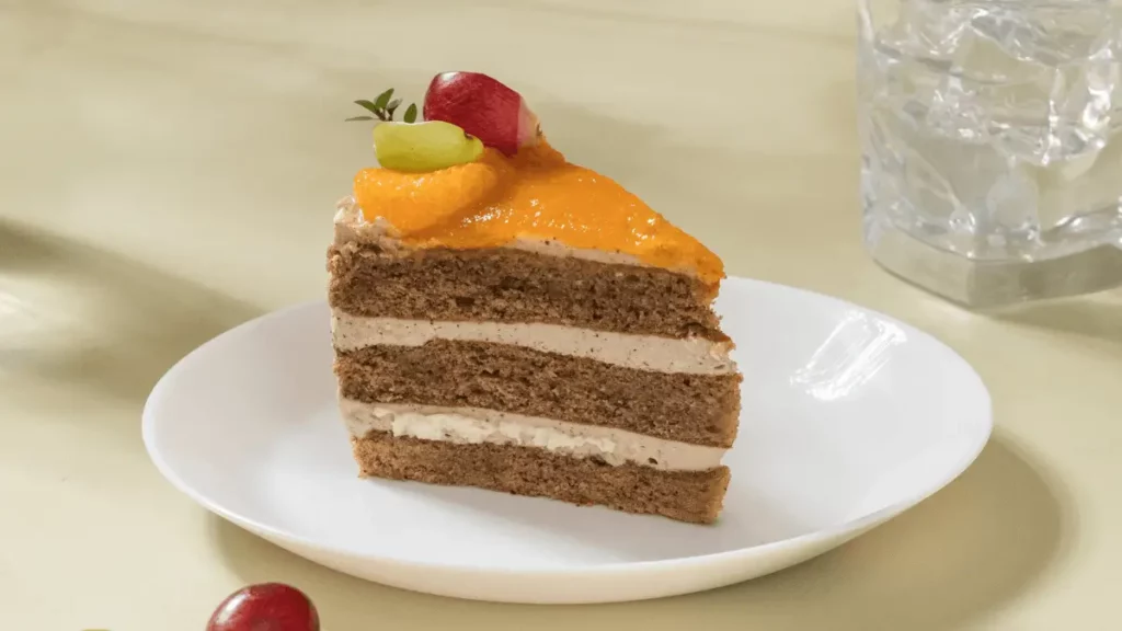 earl grey cake in slice