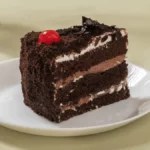 German black forest cake in slice