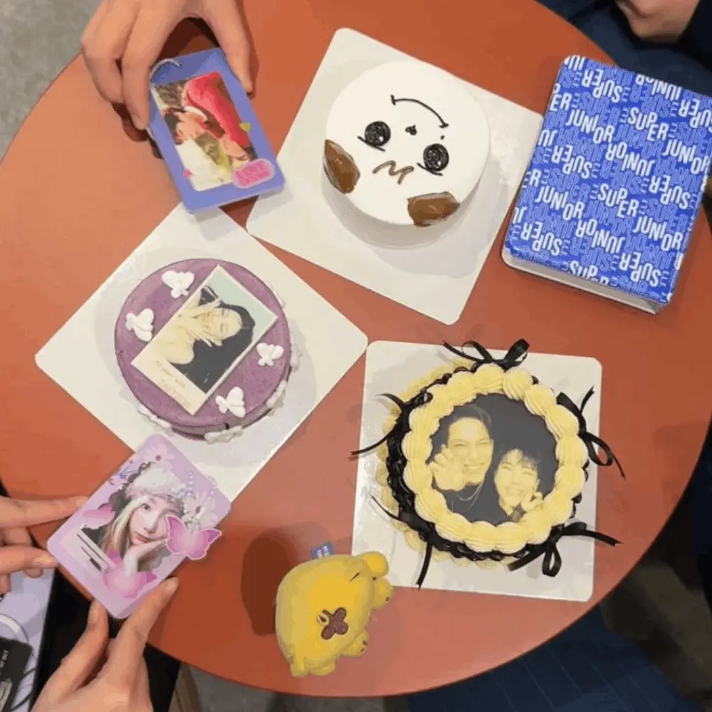 photocard date dengan custom cake jakarta dari ann's